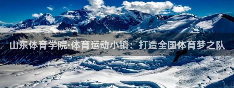 b体育必一运动官网：山东体育学院·体育运动小镇：打造全国体育梦之队